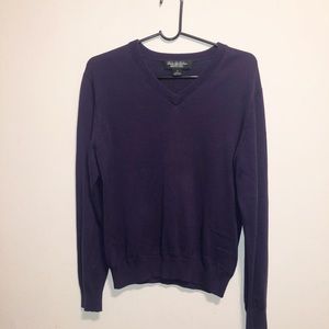 Mens brooks brothers v neck sweater